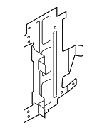 8H0035464B - Body: Amplifier Mount Bracket for Audi: A4, A4 Quattro, RS4, S4 Image