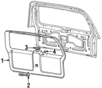 F57Z10047A62C - Body: Center Cover for Ford Image
