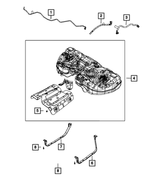 68585923AA - Fuel and Accelerator Pedal: Fuel Tank for Dodge: Challenger, Charger Image