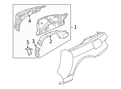 Inner Structure for 2000 Honda S2000 #0