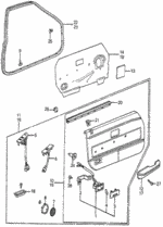 35750SA6870 - : Switch Assembly, Power Window Master for Honda Image