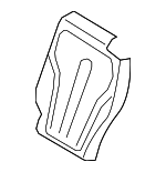 52207449987 - : Seat Back Cover for BMW Image