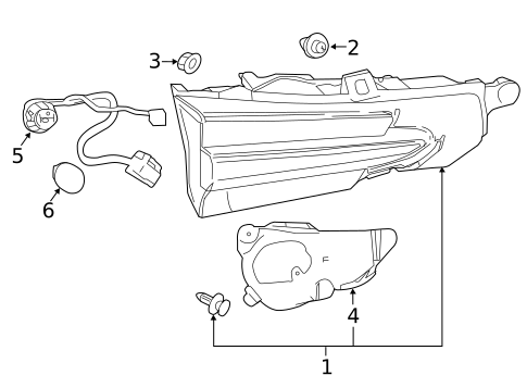 Backup Lamps for 2015 Lexus NX200t #0