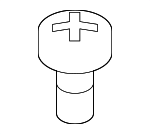 9XG066079L - Body: Bumper Step Pad Screw for Mazda Image