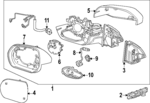 26534914 - : Mirror Assembly for GMC: Terrain Image