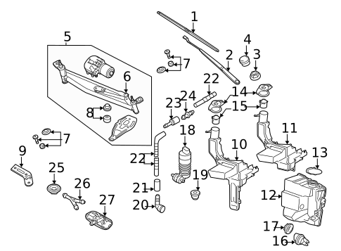 Wipers for 2010 Volkswagen CC #0