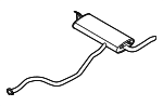201007LH0A - : Exhaust Muffler for Nissan: Kicks, Sentra Image