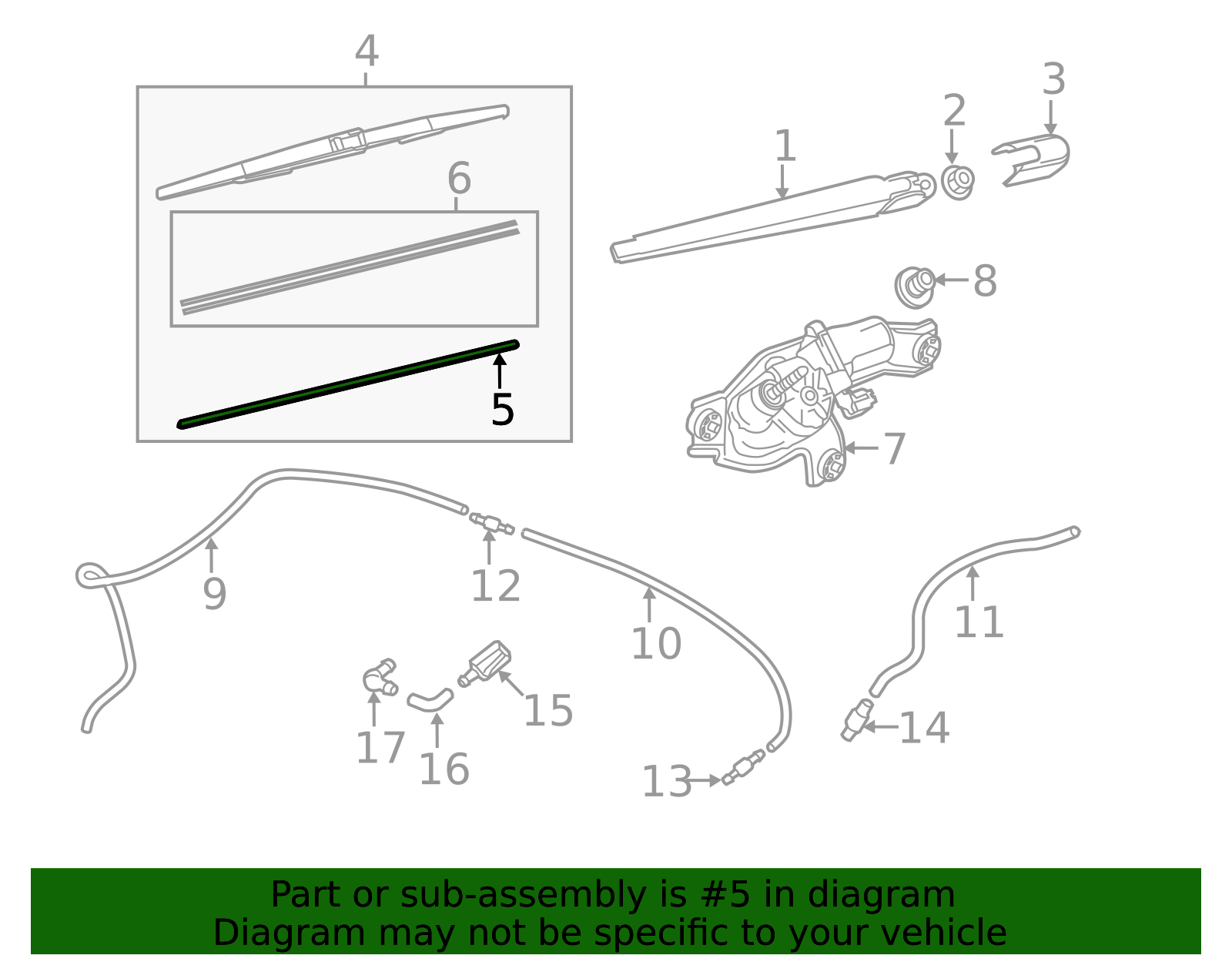 Nacchan ページ BCKN-67-333 - Wiper Blade Insert - 2019-2025 Mazda | Mazda Swag