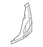 EHY47041XA - Body: Lower Panel for Mazda: CX-7 Image