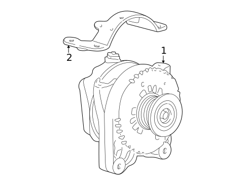 Alternator for 2006 Ford Mustang #1