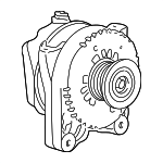 GLV9017RM - : Motorcraft™ Alternator for Ford: Mustang Image