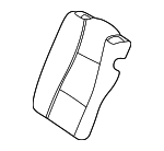 16792007029E38 - Body: Seat Back Cover for Mercedes-Benz Image