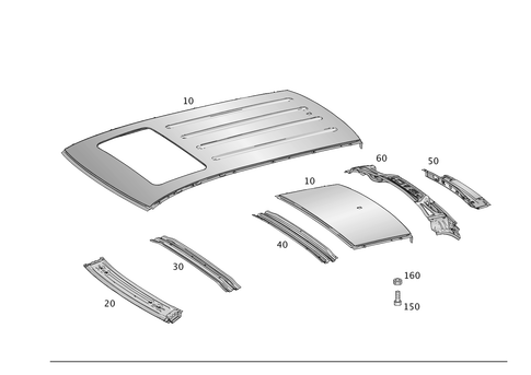 Roof for 2015 Mercedes-Benz ML 250 #0