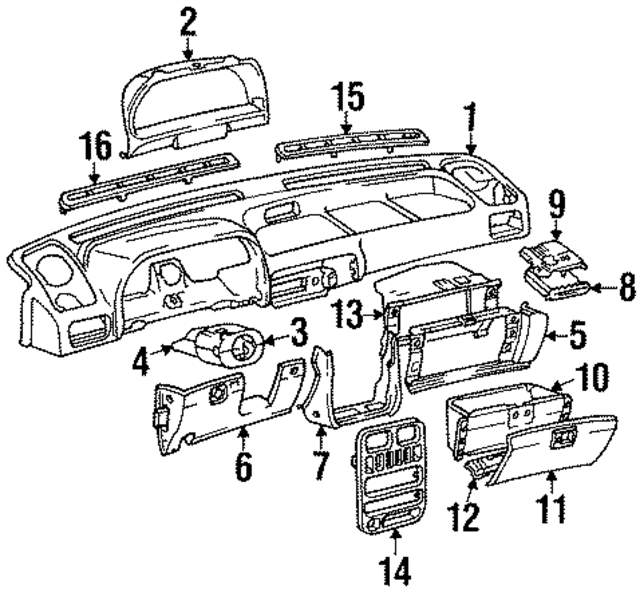 9741524000PR - : Defroster Grille for Hyundai: Excel Image