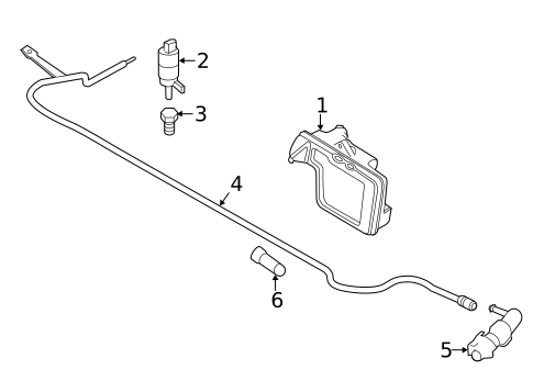 Washer Components for 2016 BMW 528i #0