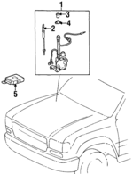 8633760080 - : Antenna Mast for Lexus: LX450 Image