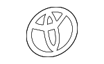 9097502063 - Body: Emblem for Toyota: Highlander, Yaris Image