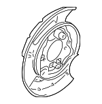 4650430090 - : Backing Plate for Lexus: GS300, GS400, GS430, IS300, SC400, SC430 Image