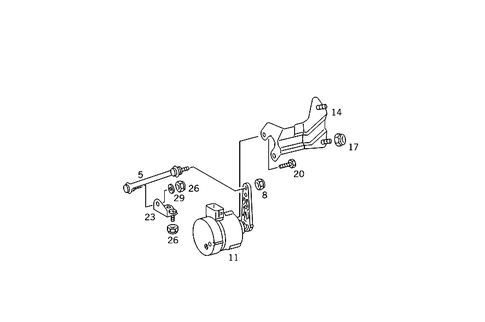 Regulation of Dynamic Headlamp Range Control, Rear for 1992 Mercedes-Benz 400SE #0