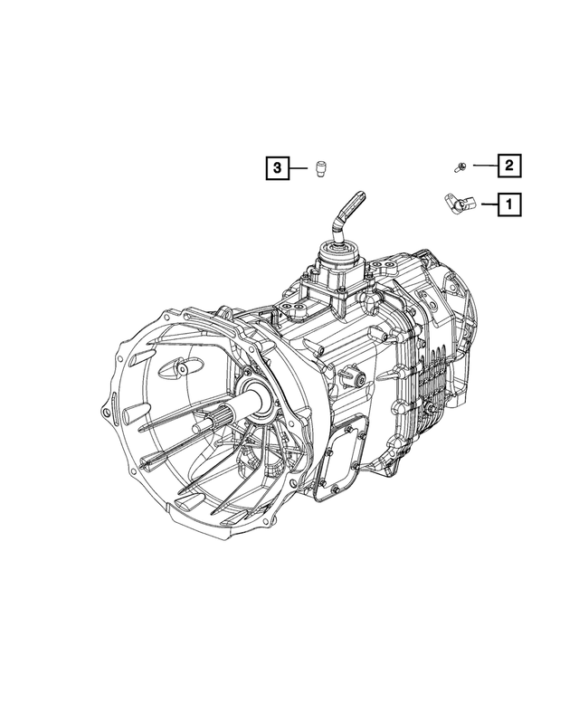 6104006AA - G56; 6-Speed; Manual Transmission: Torx Socket Head Bolt for Mopar Image