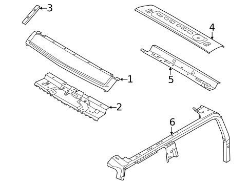 Roof & Components for 2023 Ford Bronco #1