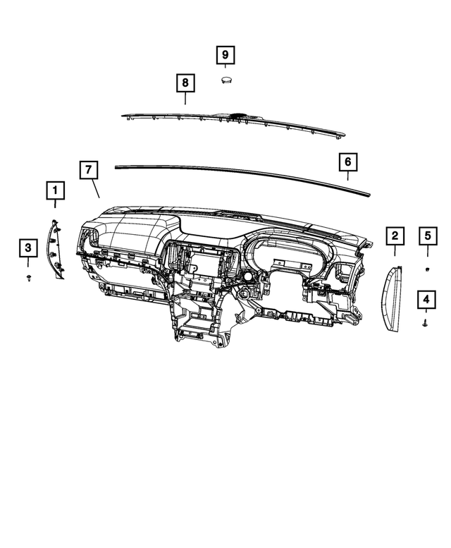 1GP37LC5AB - : Instrument Panel Plug for Mopar Image