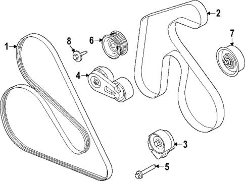 Belts & Pulleys for 2023 Ford F-150 #0