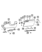 7JC92DX9AA - : Instrument Panel Glove Box for Mopar Image