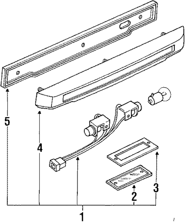 2651021A00 - : License Lamp for Nissan Image
