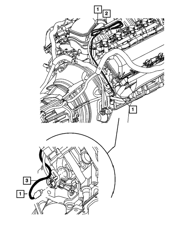 56045794AB - Engine 4.7L Eight Cylinder: Engine Block Heater Cord for Mopar Image