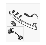 873101D000 - Body: Tail Gate Molding for Kia Image