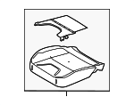 FJ5Z78632A22F - Body: Seat Cushion Pad for Ford Image
