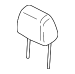 CJ5Z78611A08CC - Body: Headrest for Ford Image