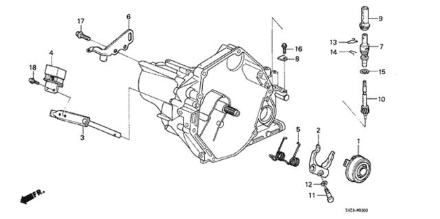 MT Clutch Release for 1991 Honda CRX #0