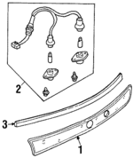 F7KZ13A565AE - Electrical: Reflector Panel for Mercury: Tracer Image