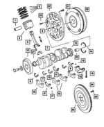 53020585 - : Flywheel for Mopar Image