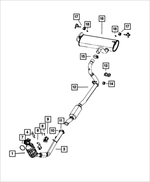 68477775AC - Exhaust: Catalytic Converter for Dodge: Hornet | Jeep: Compass Image