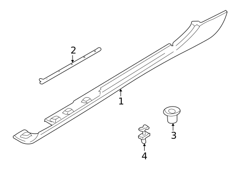 Exterior Trim - Pillars for 2001 BMW Z8 #0