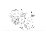 2532404200 - Engine Suspension: Engine Mount for Mercedes-Benz Image