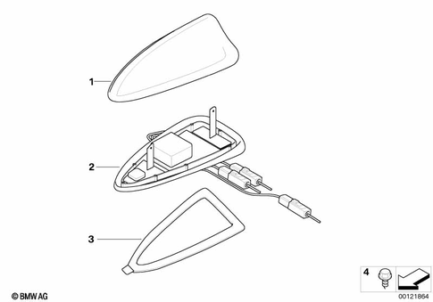 Antenna for 2006 BMW 760i #0