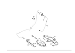 2388001200 - Vacuum System/Hydraulic System: Holder for Mercedes-Benz Image