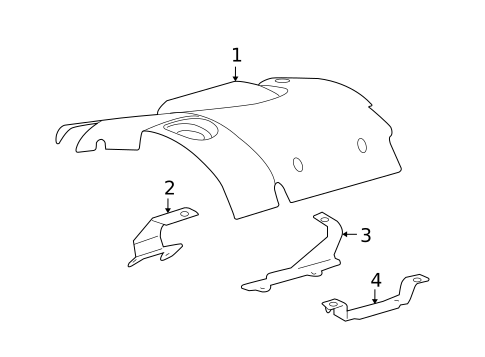 Engine Appearance Cover for 2007 Jaguar S-Type #0