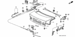 74815SK7000 - Body/Air Conditioning: GROMMET, KEY CYLINDER for Honda Image