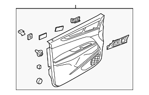GJ7Z7823942AH - : Door Trim Panel for Lincoln: MKC Image