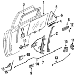 8233050A00 - : Run Channel for Nissan: Sentra Image