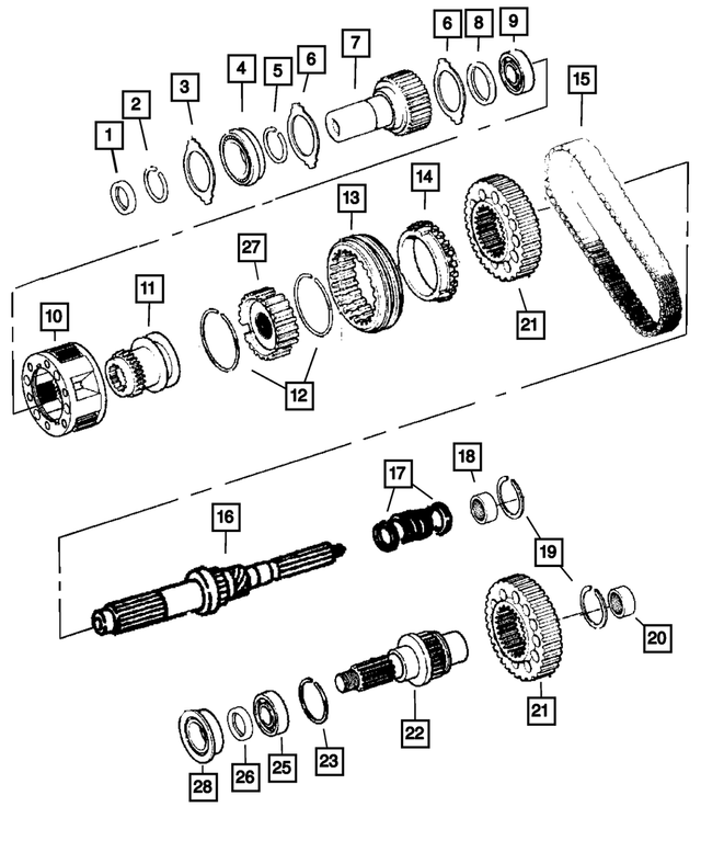 5066692AA - NV243; Transfer Case: Range Fork Sleeve for Mopar Image