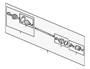 44306-SHJ-A01 - Axle Assembly 2005-2006 Honda Odyssey | Honda Parts Online