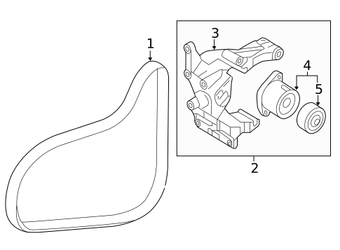 Belts & Pulleys for 2017 Hyundai Sonata #0