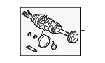 4346069178 - Front Drive Axle: Outer Cv Joint for Lexus: LX570 Image