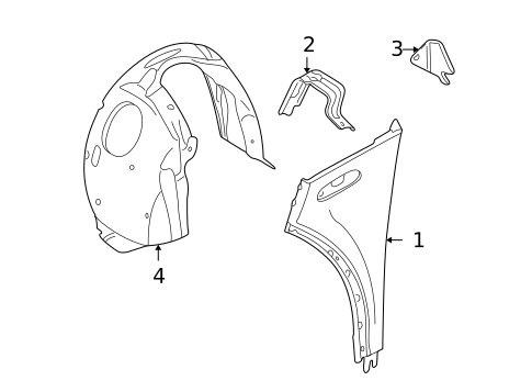 Fender & Components for 2005 Mini Cooper #0